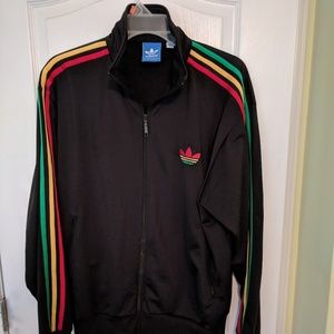 rasta track jacket